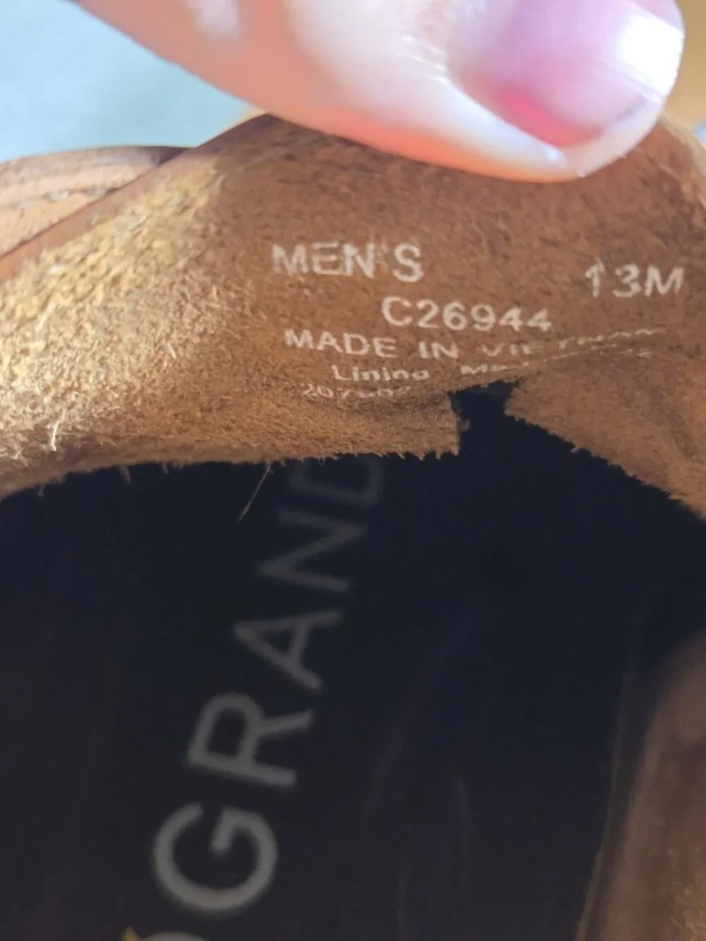 Cole Haan Mens 2.ZeroGrand Chukka Boot British Tan Leather Java Sole 13M C26944